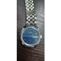 Винтажные наручные механические часы СЛАВА механизм 26 камней , часы заводятся идут , ТО часов не проводилось