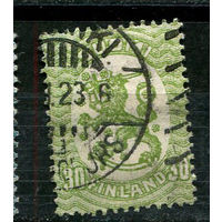 Финляндия - 1917/1930 - Герб 30P - [Mi.78Aa] - 1 марка. Гашеная.  (Лот 21JF)-TG2P16