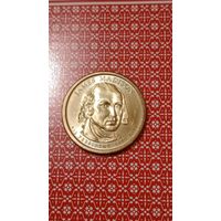 США 1 доллар 2007 Р 4 президент Джеймс Мэдисон