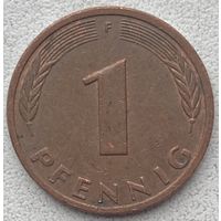 Германия 1 пфенниг 1982 г. F. Цена за 1 шт.