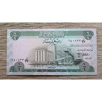 Werty71 Ирак 0,25 динара 1973 1/4 динара UNC банкнота
