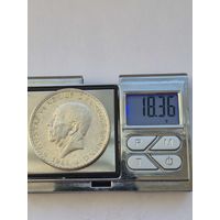 5 крон Швеция 1966 года (100 лет Конституционной реформе)	Король Густав VI Адольф (1950 - 1973). Серебро 400 пробы. S45480.