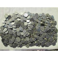 2 килограмма белых монет СССР заливные