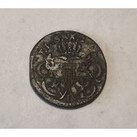 Аўгуст III Саксонскi. Солид 1752, буква I, хороший