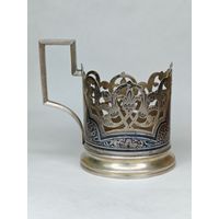 Серебряный подстаканник 875 пр. Вес 90 гр. С рубля.