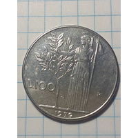 100 лир Италия 1979 год