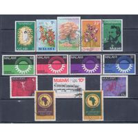 [2802] Малави. 14 гашеных марок.