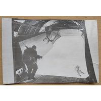 Фото от ВДВ. Десантирование с самолета. 1970-е. 10х15 см.
