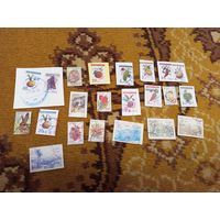 22 марки флора фауна (1-л1)