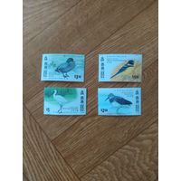 Гонконг серия марок 1997 г. Птицы.