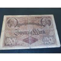20 марок 1914 Германия номер 777947