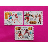 Куба. Спорт. ( 3 марки ) 1992 года. 2-3.