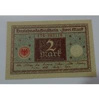 2 марки 1920 г. Германия.