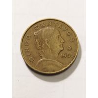 Мексика 5 сентаво 1959