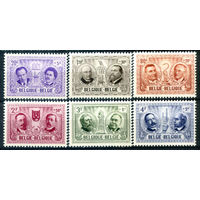 Бельгия - 1957г. - известные люди - 6 марок - полная серия, MLH [Mi 1057-1062]. #2-Be-62-B-1