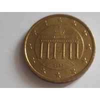 Германия 2002J 50 евроцентов