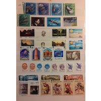 Набор марок СССР 1991 года. 101 марка, 2 блока, 2 малых листа. Плюс бонусы.