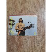 Карточка от жвачки Street Fighter Уличный Боец Вкладыш Картонка из Стрит Файтер 90-е