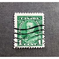 Марка Канада 1935 год Король