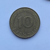 10 пфеннигов 1990 D ФРГ