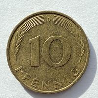 10 пфеннигов 1990 D ФРГ