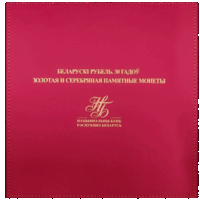 Беларусь 30 рублей 2024 Комплект из 1 золотой и 1 серебряной монет "Белорусский рубль 30 лет"
