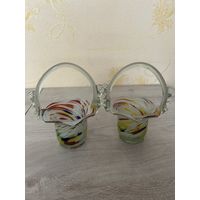 Ведёрки,конфетницы ссср.Пара с рубля.