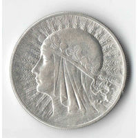 10 злотых 1932 Ядвига (без знака монетного двора)