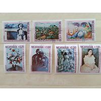 Марки  Живопись  Никарагуа  1982   7 шт. -  3,00 руб.