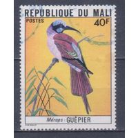 [441] Мали 1977. Фауна.Птицы.Щурка. Гашеная марка.