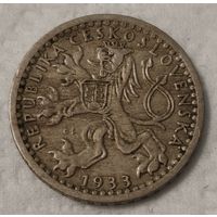 Чехословакия 25 геллеров, 1933 (14-19-18)