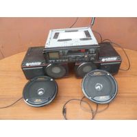 Автомагнитола кассетная+акустика