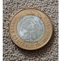 Мавритания 20 угий, 2014 UNC