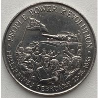Филиппины 10 песо 1988 г. Жёлтая революция