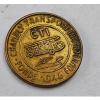 1946 Канада транспортный жетон