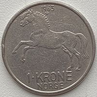 Норвегия 1 крона 1963 г.