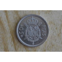 Испания 50 песет 1975(78) с 1 руб