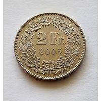 Швейцария 2 франка, 2005