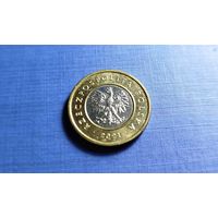 2 злотых 2021. Польша. XF!