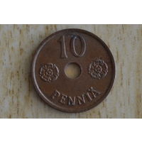 Финляндия 10 пенни 1941 с 1 руб