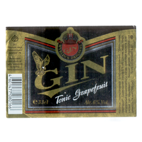 Этикетка пива GIN Минский завод безалкогольных напитков М670