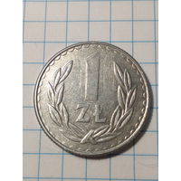 1 злотый Польша 1988 год