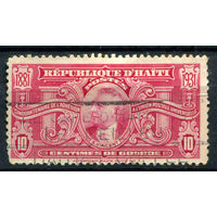 Гаити - 1931г. - президент Стенио Винсент - 1 марка - гашёная, маленький разрыв справа до поля марки [Mi 257]. #4-W1-121-A-1