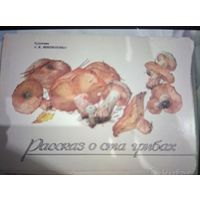 Набор открыток ,,Рассказ о ста грибах,