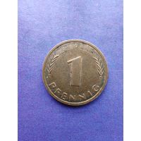 Германия ФРГ 1 пфенниг 1982 D