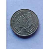 Турция. 10 Куруш 2009 года. (4).