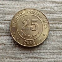 Werty71 Никарагуа 25 сентаво 2014