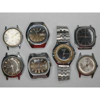 Часы Слава Ракета Кварц Механика СССР. На восстановление или запчасти. Как есть. С рубля