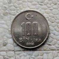 100000 лир 2003 года. Турция. Турецкая республика.
