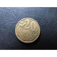 ЮАР. 20 центов. 2012 . С 20 копеек. Распродажа коллекции. Смотрите другие лоты.
